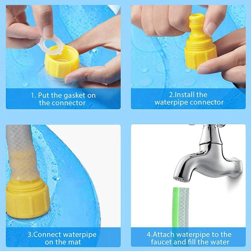 VAKI SplashPad sprinkler in action